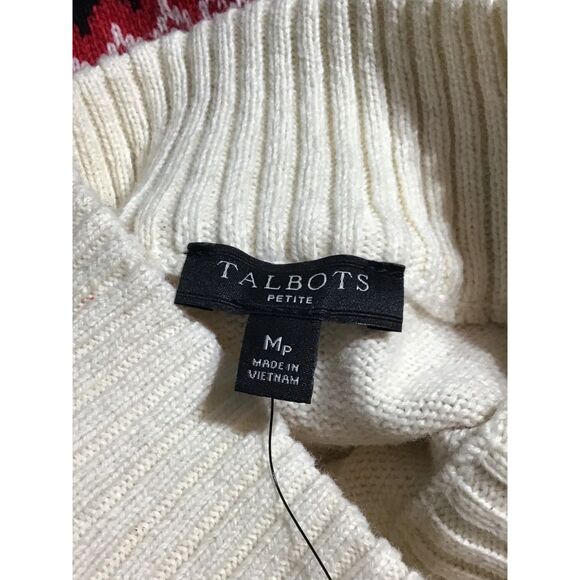 Talbots Fair Isle Thermolite Sweater MP - Picture 7 of 10